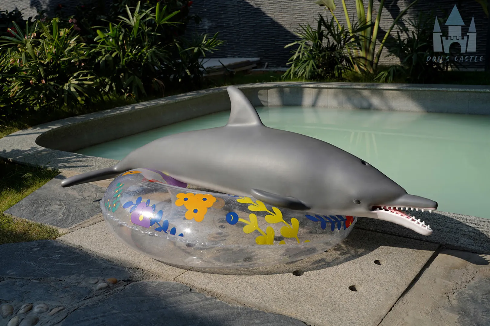 Patung Seks Silikon Dolphin 130cm (4 kaki 3 inci) dengan Reka Bentuk Realistik